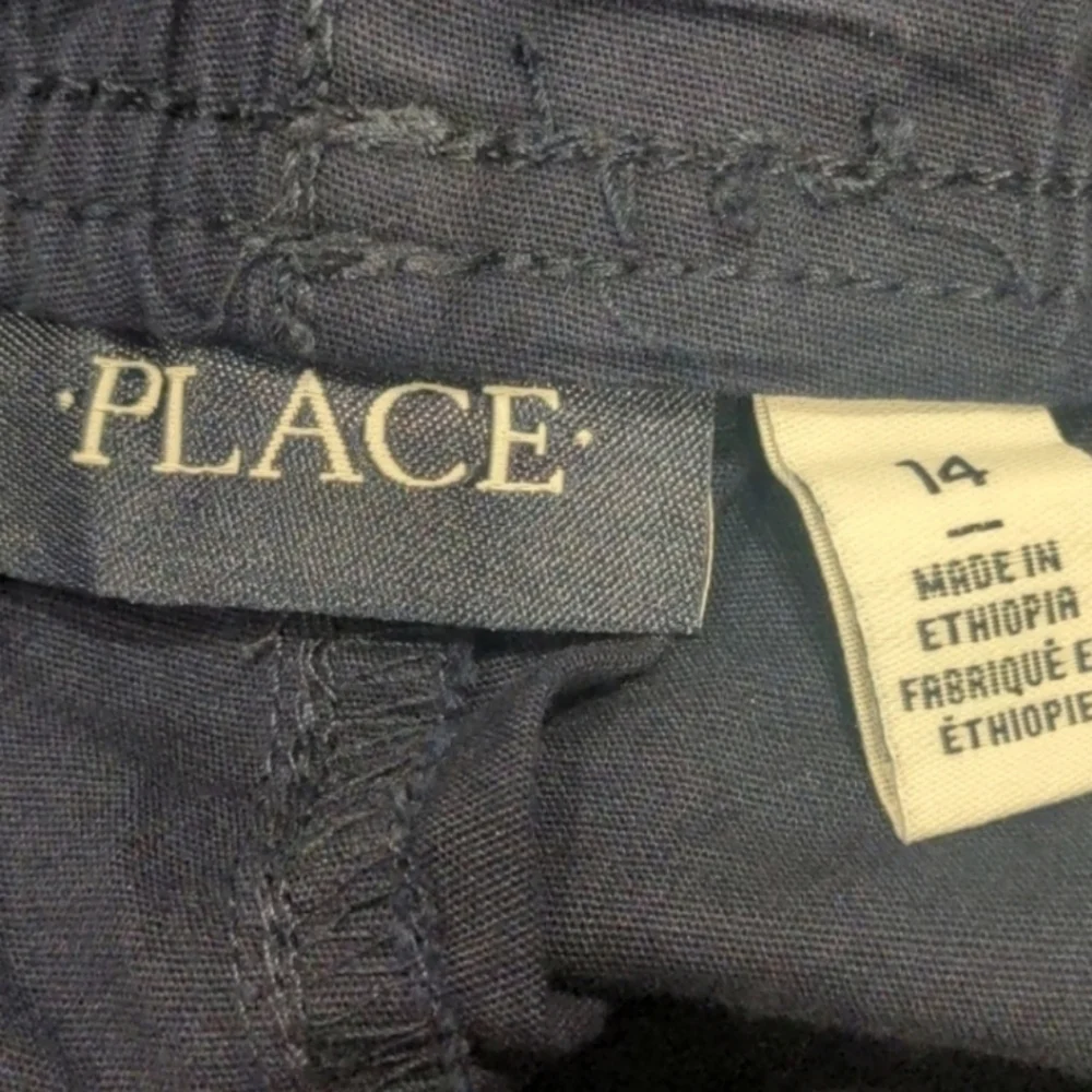 The Children's Place 2 Pack Joggers in Tan and Blue size 14